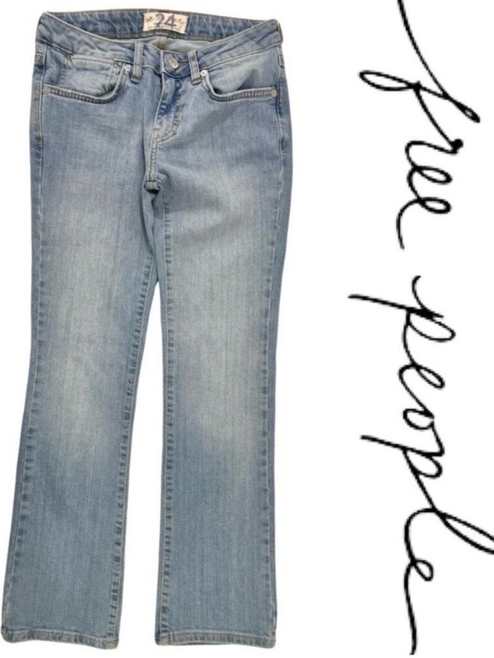 NWT $78 Free People Etna Blue Jeans